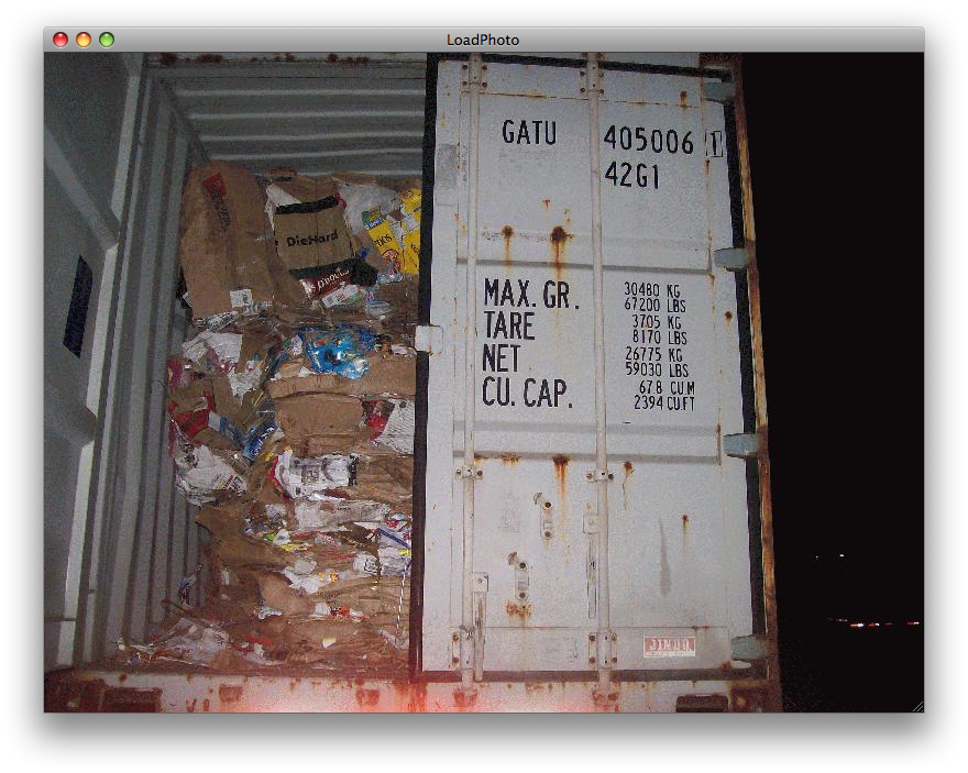 Outbound Exporting Recycling Load Picture